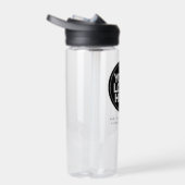 Persoonlijk logo en tekst zakelijk waterfles (Rechts)