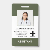 Persoonlijk Logo & Foto van Ziekenhuiswerknemer