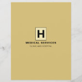 Persoonlijk Logo, Huisarts, Verpleegster Flyer (Achterkant)