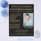 Persoonlijk Logo, Huisarts, Verpleegster Flyer (Enkel)