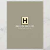 Persoonlijk Logo, Huisarts, Verpleegster Flyer (Achterkant)