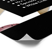 Persoonlijk Logo, Ijszaak Menu Poster (Hoek)