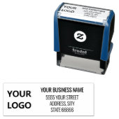 Persoonlijk Logo Naam Retour Adres Stempel (In situ)