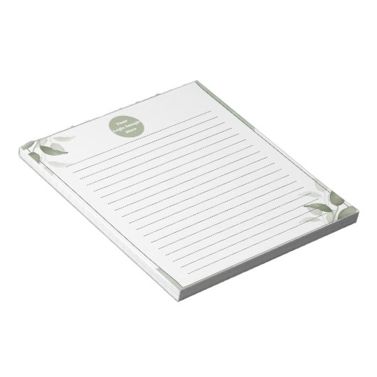 Persoonlijk logo notitieblok zakelijk cadeau (Schuin)