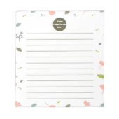 Persoonlijk logo notitieblok zakelijk geschenk (Voorkant)