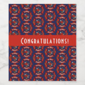 Persoonlijk logo-ontwerp brandweer wijn etiket (Enkel label)