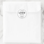 Persoonlijk logo-ontwerp ronde sticker (Tas)