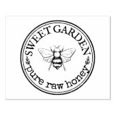 Persoonlijk Logo Op Maat Thuis Bijen Honing Rubberstempel (Afrduk)