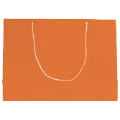 Persoonlijk logo Princeton oranje Groot Cadeauzakje (Achterkant)