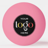 Persoonlijk logo promotionele 1 ster pingpongbal (Voorkant)