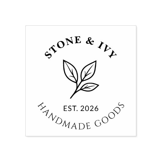 Persoonlijk Logo Rubber Stempel (Afrduk)