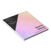 Persoonlijk logo - Tekst Notitieblok (Schuin)