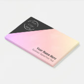 Persoonlijk Logo - Tekstnotities Post-it® Notes (Schuin)