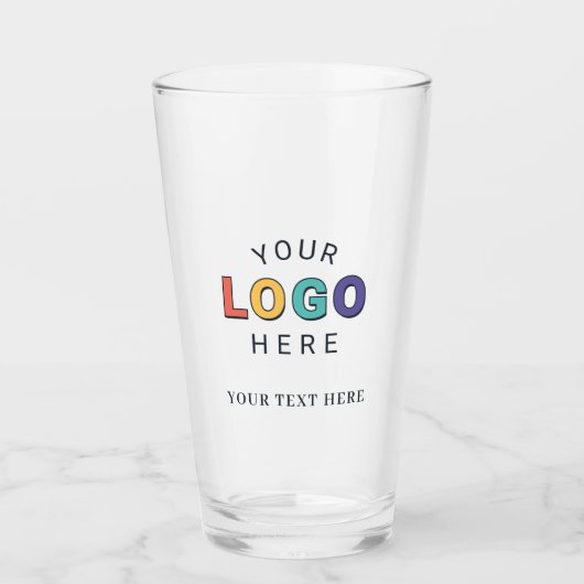 Persoonlijk Logo Zakelijk Glas (Voorkant)