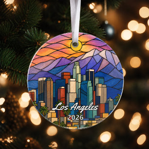 Persoonlijk Los Angeles Acrylaat Ornament, Aangepa Ornament