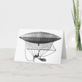 Persoonlijk luchtschip horizontaal kaart