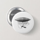 Persoonlijk luchtschip ronde button 5,7 cm (Voorkant /achterkant)