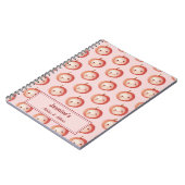 Persoonlijk Lucky You Lychee-patroon Waterverf Notitieboek (Linkerzijde)