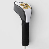 Persoonlijk luipaard ontwerp golfheadcover (Schuin)