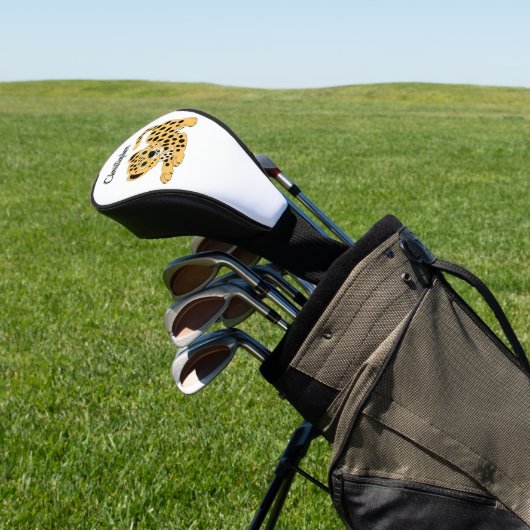 Persoonlijk luipaard ontwerp golfheadcover (Insitu)