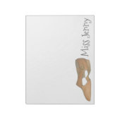 Persoonlijk Lyrisch Schoendeken Notitieblok (Linkerzijde)