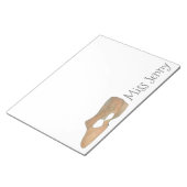 Persoonlijk Lyrisch Schoendeken Notitieblok (Schuin)