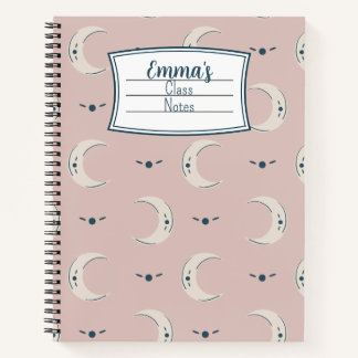 Persoonlijk Maanspiral Notebook 21,59x27,94 cm Notitieboek