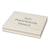 Persoonlijk maatwerk  10,2 cm x 12,7 cm rubberstempel (Stempel)