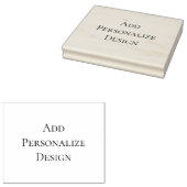 Persoonlijk maatwerk  10,2 cm x 12,7 cm rubberstempel (Gestempeld)