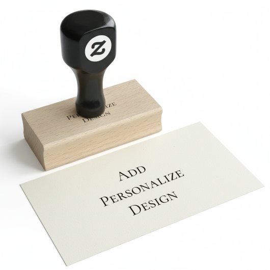 Persoonlijk maatwerk 1,5" x 3" rubberstempel