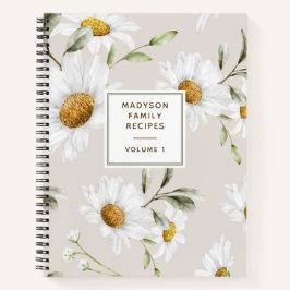 Persoonlijk Madeliefjes Bloemen Familie Recepten K Notitieboek