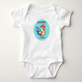 Persoonlijk Magische Haan Baby Bodypakje Romper