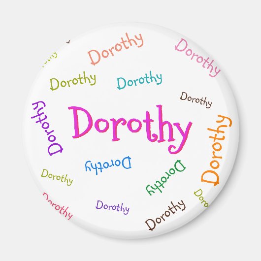 PERSOONLIJK MAGNET , KINDER NAAM, VOOR KINDEREN (Voorkant)