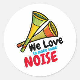 Persoonlijk maken we graag wat ruis rond de pen ronde sticker