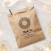 Persoonlijk Mandala Art Wedding Bedankzakje (Geknipt)