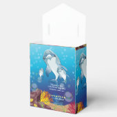 Persoonlijk marien thema Boys Happy Birthday Bedankdoosjes (Geopend)