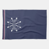 Persoonlijk maritiem theedoek (Horizontaal)