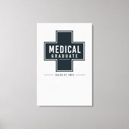 Persoonlijk Medisch Afstudeercadeau 2026 Canvas Afdruk