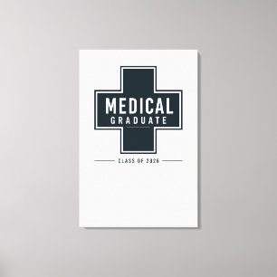 Persoonlijk Medisch Afstudeercadeau 2026 Canvas Afdruk