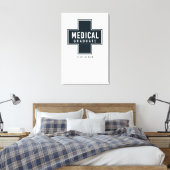 Persoonlijk Medisch Afstudeercadeau 2026 Canvas Afdruk (Insitu (Slaapkamer))