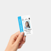 Persoonlijk medisch gecertificeerd personeelsblauw badge (Handheld)