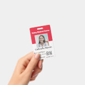 Persoonlijk medisch personeel foto ID-badge Badge (Handheld)