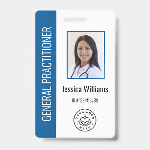 Persoonlijk medisch personeel logo & foto ID Badge