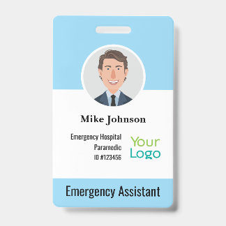 Persoonlijk medisch personeelsfoto ID-badge Badge