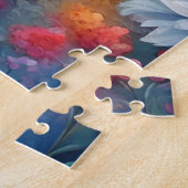 Persoonlijk meer van zwanenliefde legpuzzel (Zijkant)