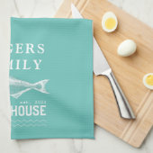 Persoonlijk meerhuis theedoek (Quarter Fold)