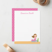 Persoonlijk Meermin Briefpapier Notitiekaartje (Voorkant / Achterkant in situ)