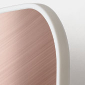 Persoonlijk meisje Roos Gold Diamond Sparkle Paris Pickleball Paddle (Links Detail)