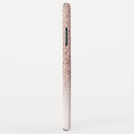 Persoonlijk meisje Roos Gold Glitter Sparkles Case-Mate iPhone Case (Achterkant/rechts)