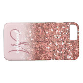 Persoonlijk meisje Roos Gold Glitter Sparkles Case-Mate iPhone Case (Achterkant (Horizontaal))